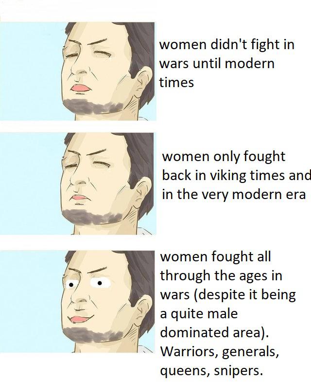 Women fought too